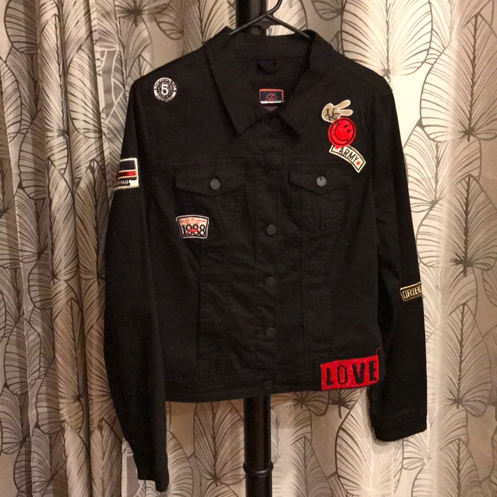 Soft black jean jacket